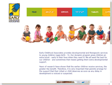 Tablet Screenshot of earlychildhoodassociates.org
